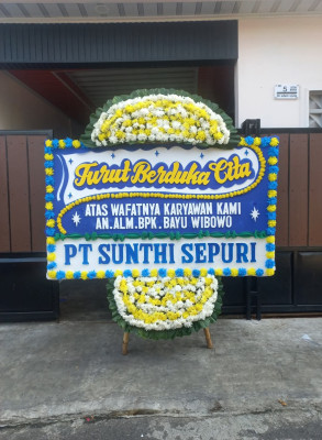 Papan Bunga Duka di Mangunan